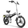 ZHENGBU X6 20inch 400W 10.4AH Electric bicycle Small men and women help ebike ultra-light folding electric bike