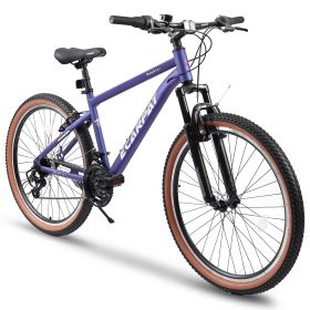 A26301 Ecarpat Mountain Bike 26 Inch Wheels, 21-Speed Mens Womens Trail Commuter City Mountain Bike, Carbon steel Frame U Brakes Grip Shifter Front Fo