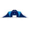 Camping Tent Fabric 9 Persons Dark Blue and Blue