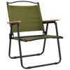 Camping Chairs 2 pcs Green 21.3"x21.7"x30.7" Oxford Fabric