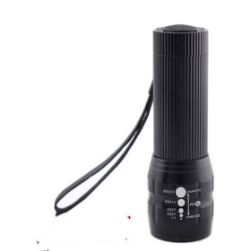 Flashlight Bicycle Lamp Mountain Bike Riding Lamp Mini Multi-Function (Option: Single black No.7 battery)