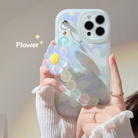 Flower Bracelet Phone Case Protective Sleeve (Option: Light Blue-13promax)