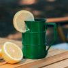 Outdoor stainless steel mug large capacity beer mug retro tea cup old wide mouth mug camping mug self-drive